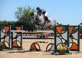 Nicole Kershaw claims the Equitop Myoplast Senior Foxhunter Second Round at Weston Lawns Equitation Centre